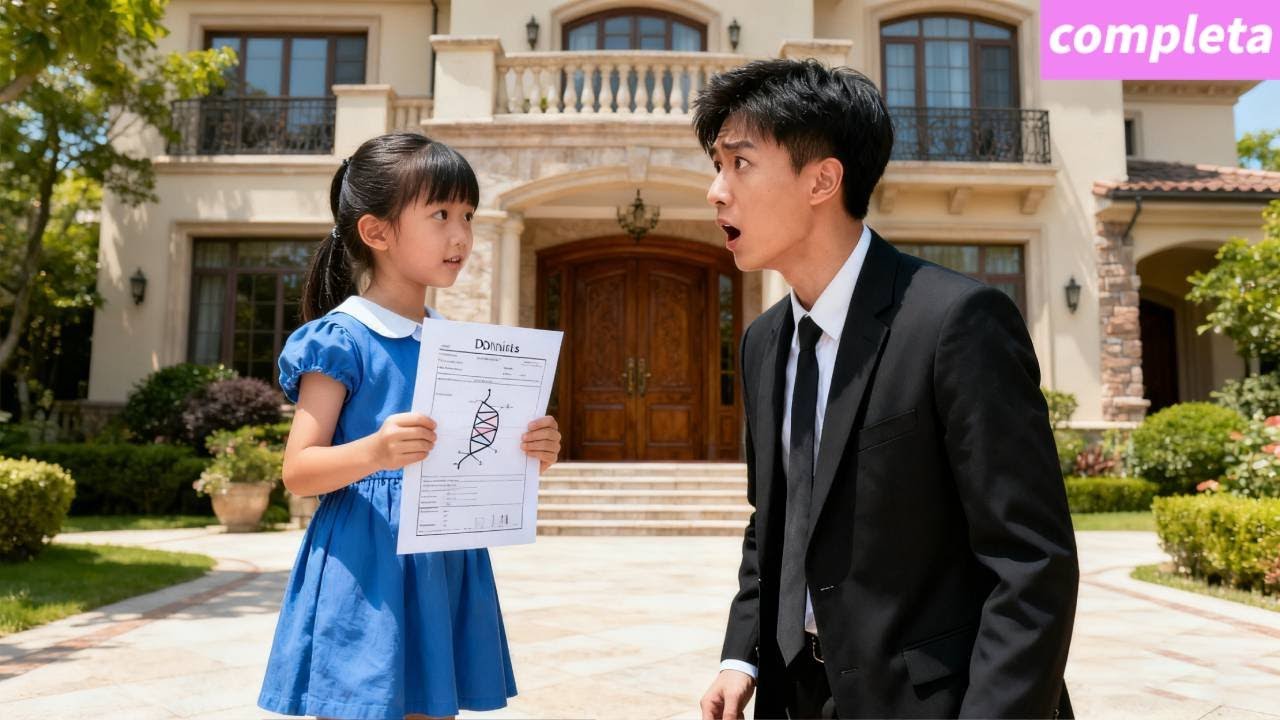 Surpresa! Menina idêntica ao magnata aparece. Ele está chocado: quem é essa criança? 👧  #português