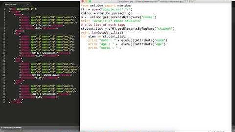 XML Processing in Python