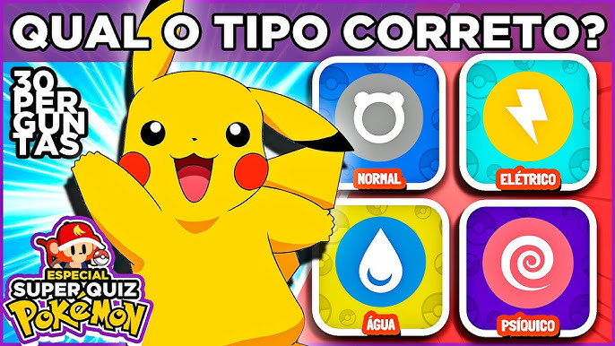 Qual tipo pokémon você é?