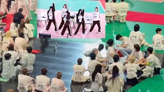 [MEOVV] Idols reaction Meovv Handsup ISAC아육대 2025