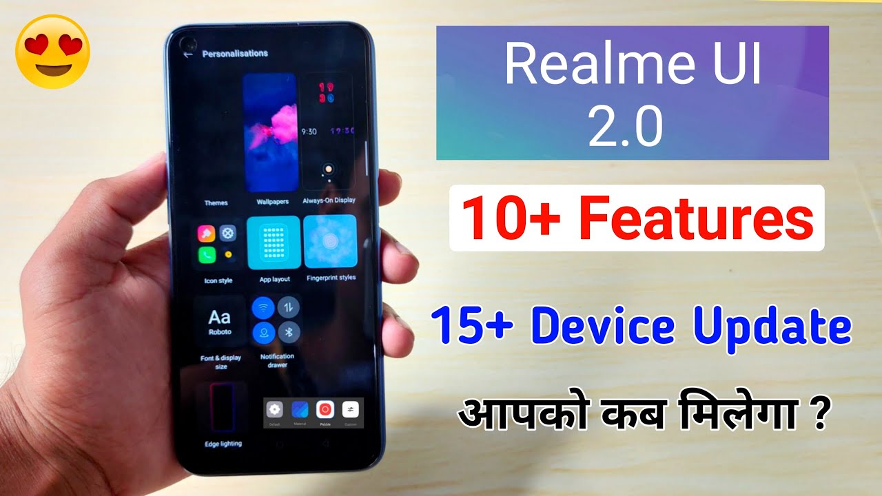 Realme UI 2.0 Update | 15+ New Features | Realme Ui 2.0 & Android 11 Update Features | Device List
