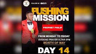 PUSHING MISSION  - DAY 14