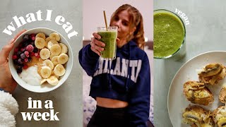 WHAT I EAT IN A WEEK // vegan // vlog //