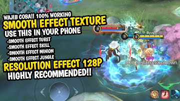 Wajib Coba!! Cara Low Device Smooth Seperti iPhone Dengan Smooth Skill Effect Ml Terbaru