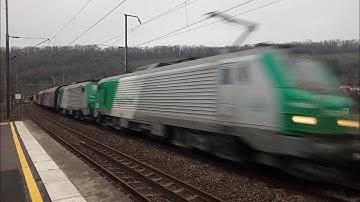 27104 E & 083 Hexafret en cv Bachés et Citernes Le Bourget ➡️ Woippy + Double Sifflets voilà 