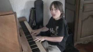 Martha My Dear by 10 year old boy on the piano chords