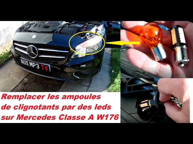Replace Mercedes Class A W176 bulbs 