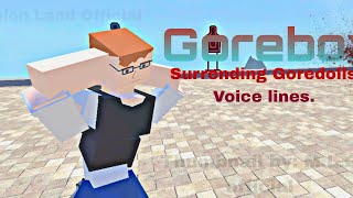 Goredolls Surrending Voicelines [Gorebox]