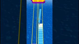 Bridge Race 🌉 Build, run, win! Who will finish the bridge first #bridgerace#foryou  #gaming#shorts