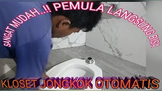 Cara Pemasangan Kloset Jongkok Otomatis, Toto CE9W/F#W
