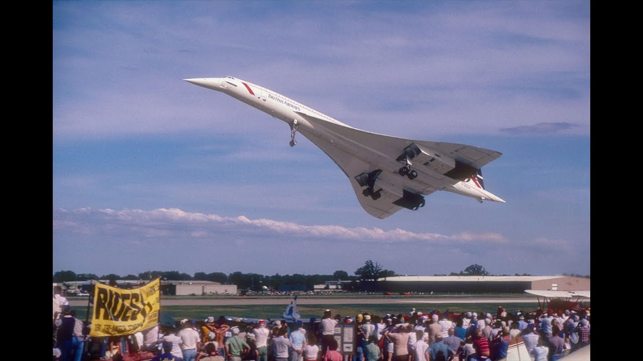 Concorde Oshkosh Airshow Awesome loud take off YouTube