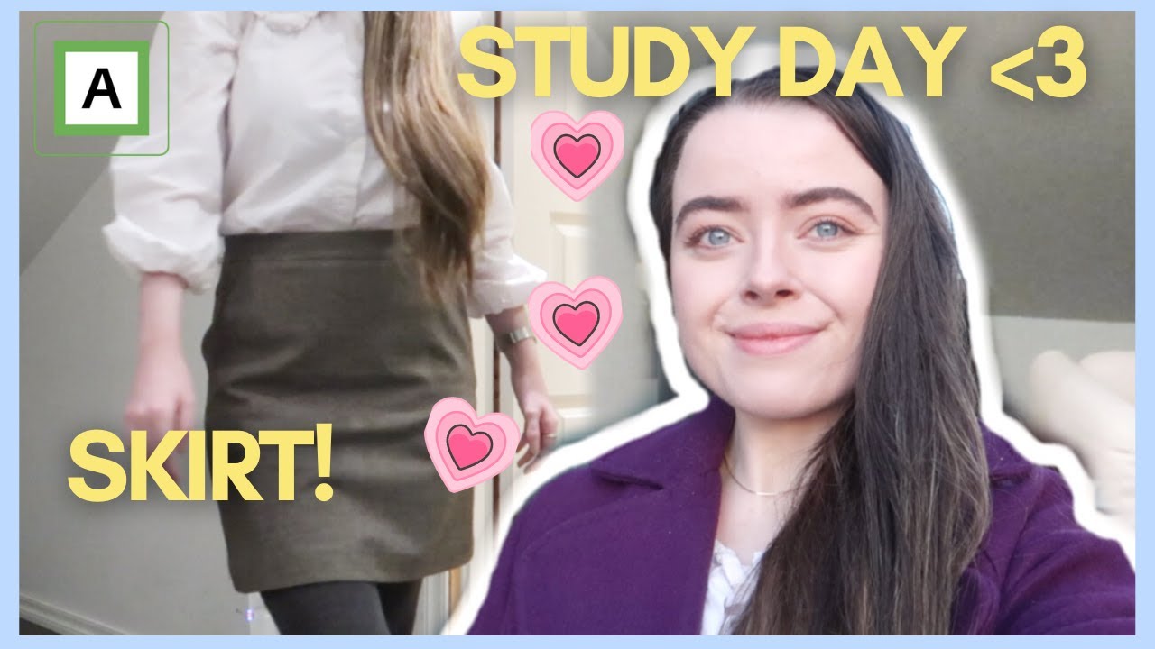 ENGLISH VLOG a productive study day & shopping for cute and feminine