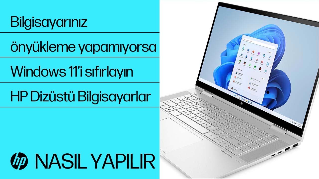 HP bilgisayarınız önyükleme yapamıyorsa Windows 11’i sıfırlama