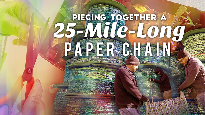 North Carolina Man Builds 25-Mile-Long Paper Chain