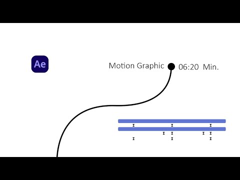 Follow path in After Effects | Line Motion Graphics animation in after effects | After Effect