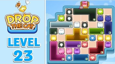 Drop The Cat Level 23 Walkthrough Solution
