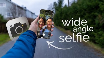 How to Take Wide Angle Selfie on iPhone (tutorial)