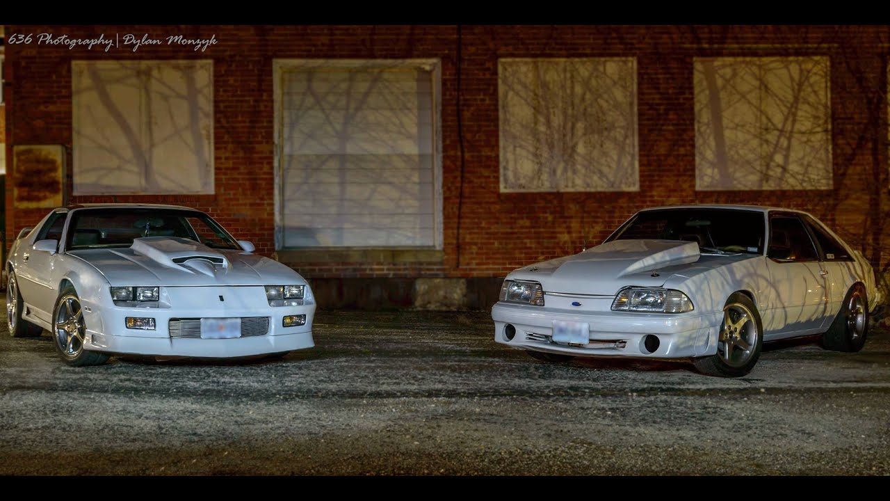 Mustang Vs Camaro >> 32-valve DOHC Fox Body Mustang vs. LS1 3rdgen Camaro - YouTube Mustang Vs Camaro >> 32-valve DOHC Fox Body Mustang vs. LS1 3rdgen Camaro - YouTube