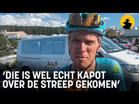 Cees Bol heeft met Mark Cavendish gestreden voor de tijdslimiet