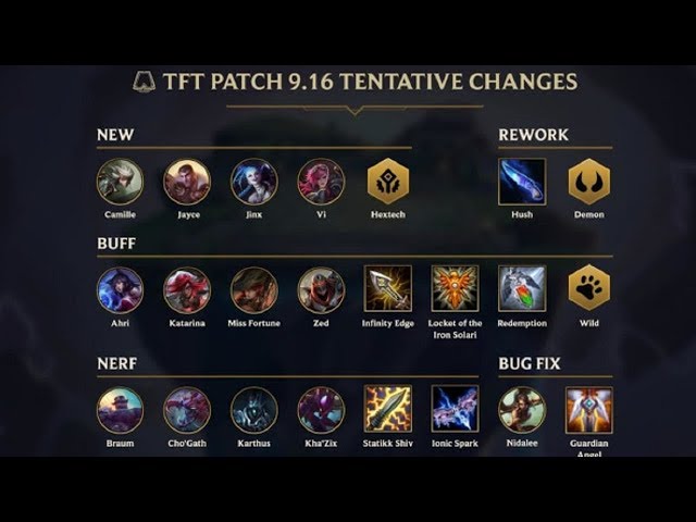 Teamfight Tactics Patch Notes - League of Legends