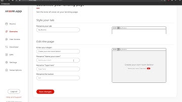 xroom.app - How to customize your domain or subdomain