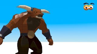 CUBE BUILDER for KIDS (HD) - Build a Minotaur for Children - AApV