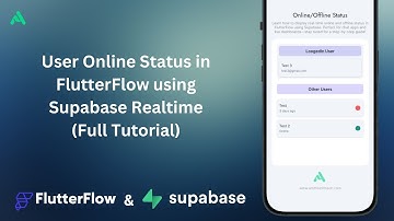 User Online Status | FlutterFlow + Supabase Realtime Presence