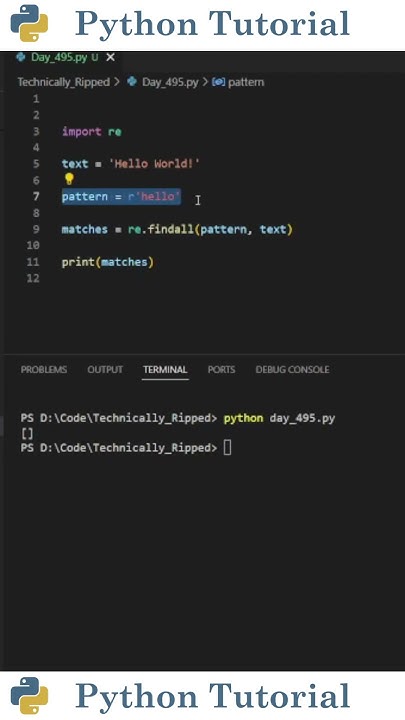 Ignore Case Sensitive Text With Regular Expressions | Python Tutorial ...