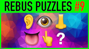 Rebus Puzzles with Answers #9 (10 Picture Brain Teasers)