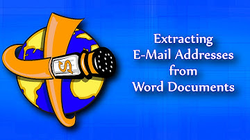 Extracting E Mail Addresses