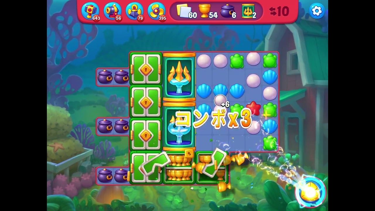 Fishdom Hard level 9035 no boosters フィッシュダム ハード - YouTube