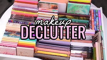 EYESHADOW PALETTE DECLUTTER 2022! GETTING RID OF HALF OF MY PALETTES
