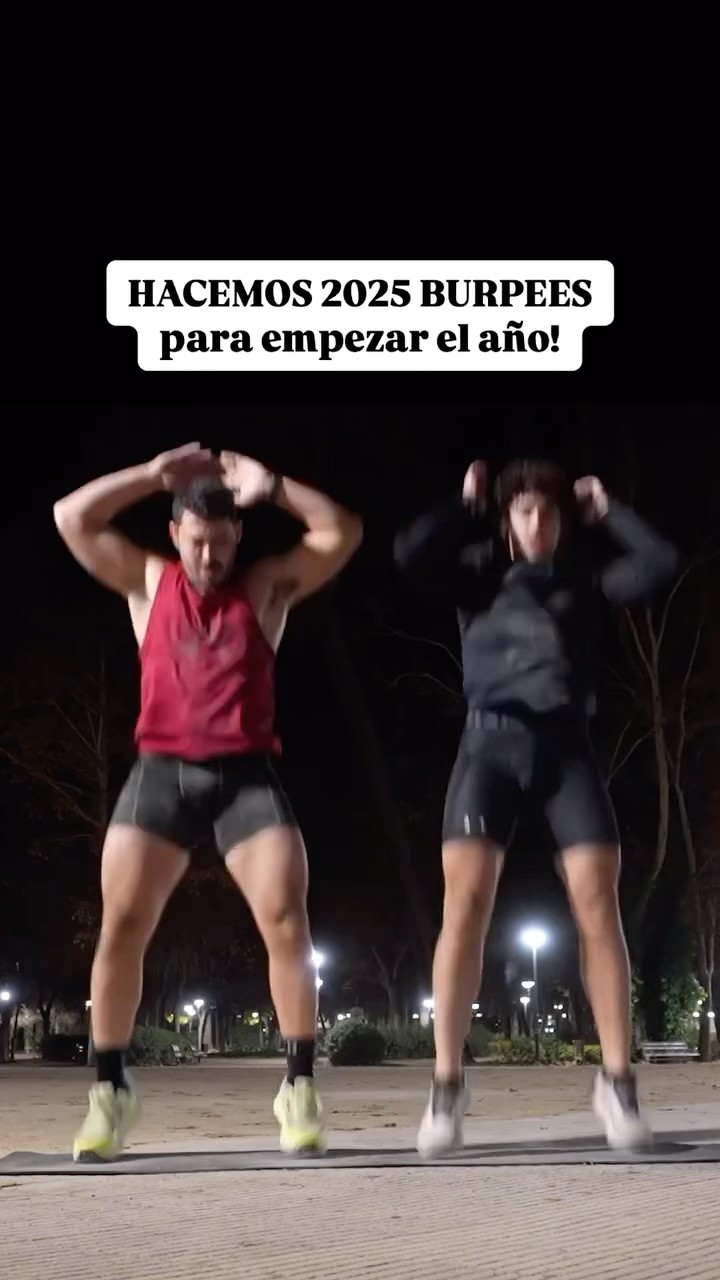 1 de enero. 2025 burpees. Menudo reto ?