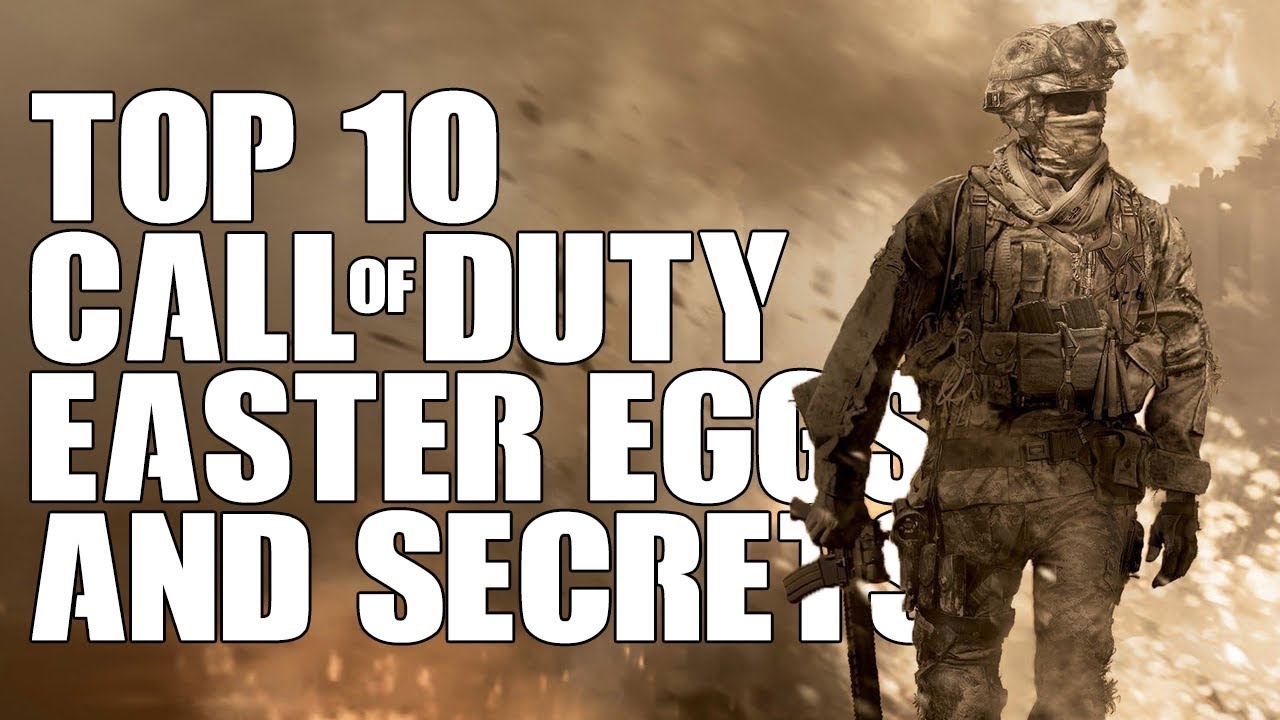 Top 10 Call Of Duty Easter Eggs & Secrets YouTube
