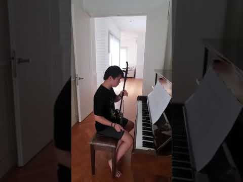Isaac Erhu practice after 2 weeks of lessons