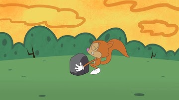 Squirrel Lift (2D Animation)