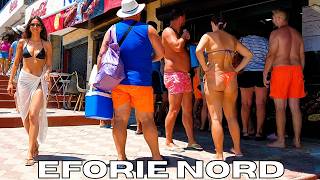 EFORIE NORD Constanta ROMANIA 2026 Plimbare de pe FALEZA catre CENTRU Walk Tour ASMR  Beach Please