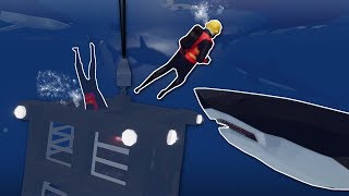 SHARK SURVIVAL?!  Stormworks Multiplayer Gameplay  Shark Survival Update!
