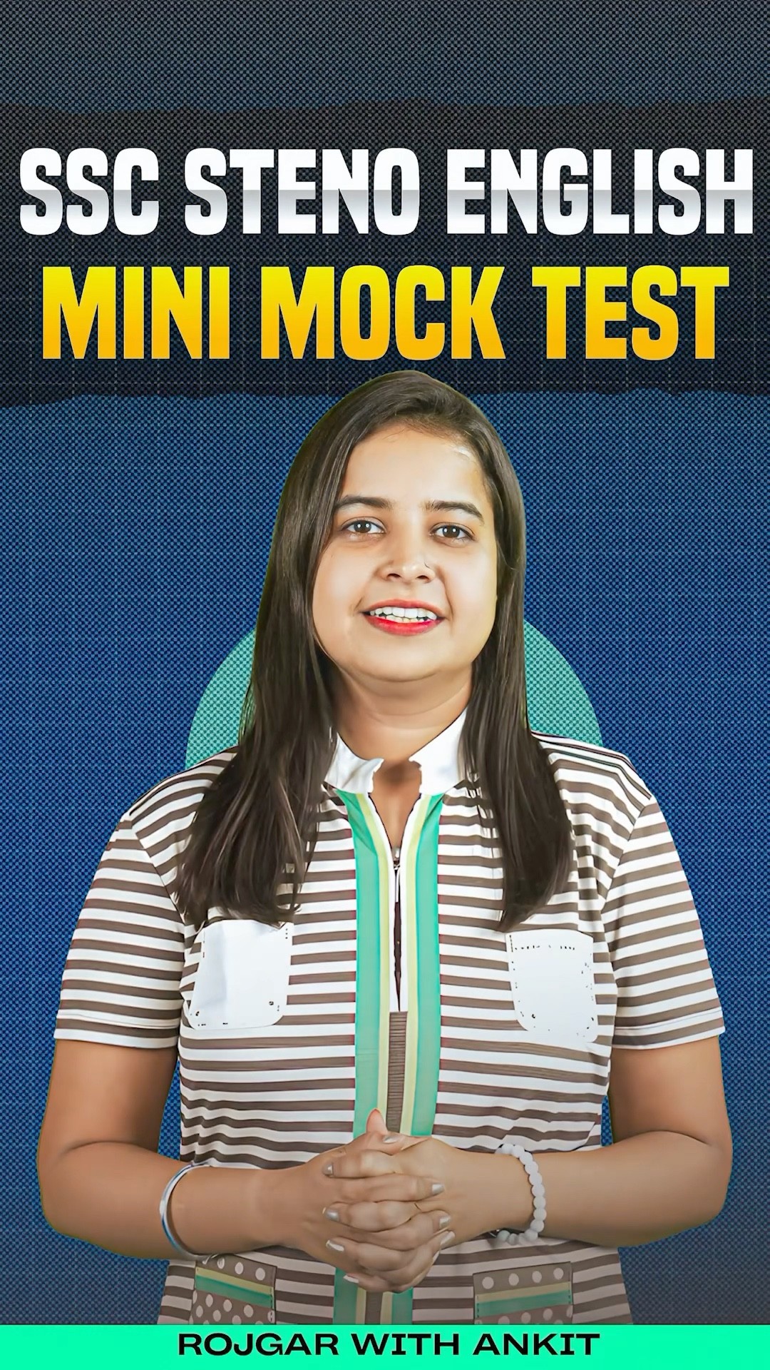 SSC STENOGRAPHER MINI MOCK TEST | SSC STENOGRAPHER 2024 English Mock Test | by Kiran Mam