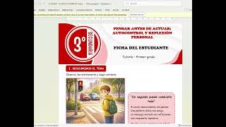 Tutoria Actualizado 2026 De 1 A 5 Grado. Prof Edy Guzman