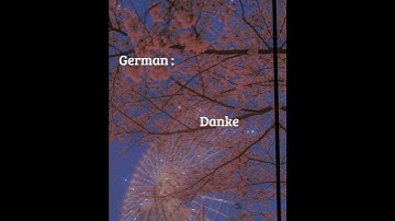 How to say thank you in different languages#aesthetic #pinterest #shortvideo#likes #subscribe