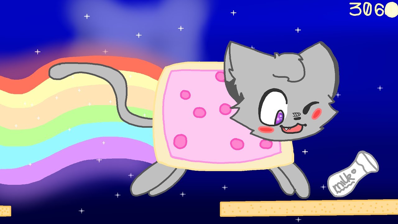 Nyan Flipaclip meme. Песня нян кэт