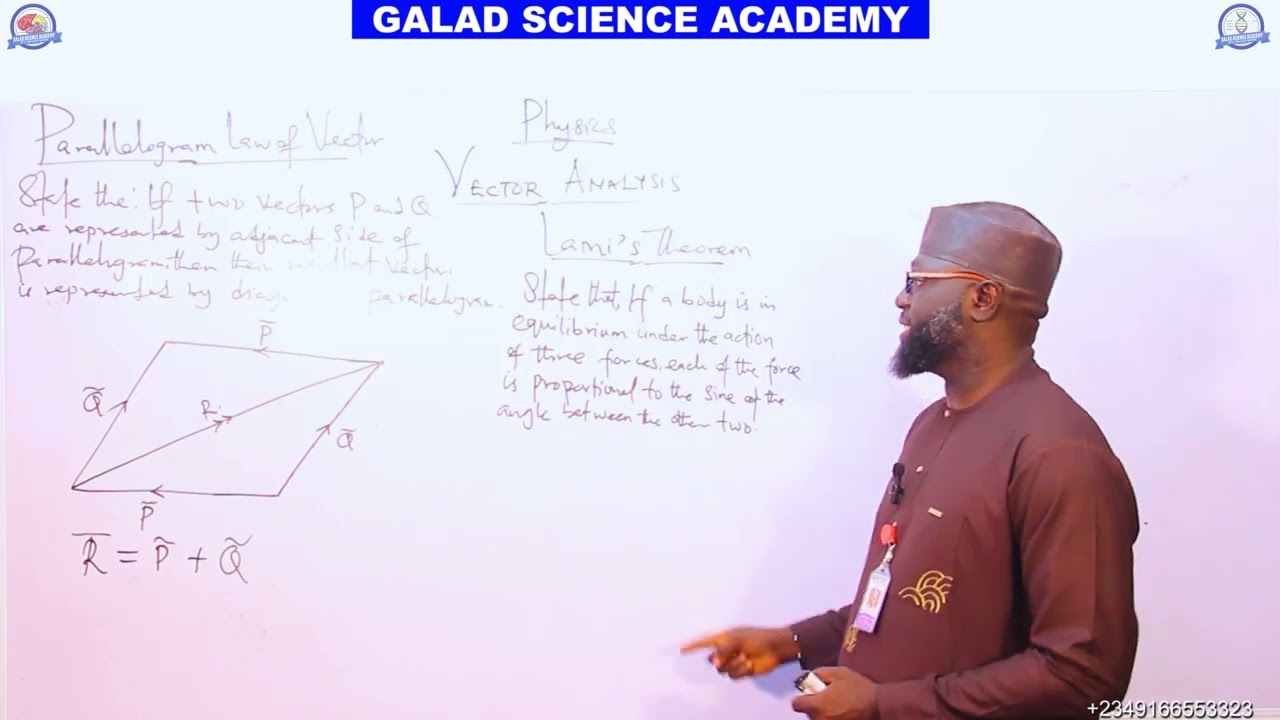 VECTOR ANALYSIS 7 | FULL JAMB, IJMBE, JUPEB & 100 LEVEL TUTORIAL CLASS 