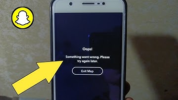 Snapchat Something Went wrong Please try again later problem