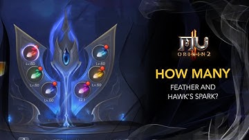 MU ORIGIN FEATHER GUIDE (how many do you need?) level 1 - 70