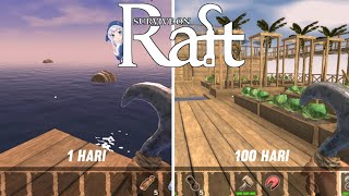 100 Hari di game Survival On Raft screenshot 4