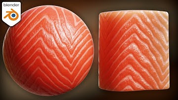 Procedural Raw Salmon Material 🐟 (Blender Tutorial)