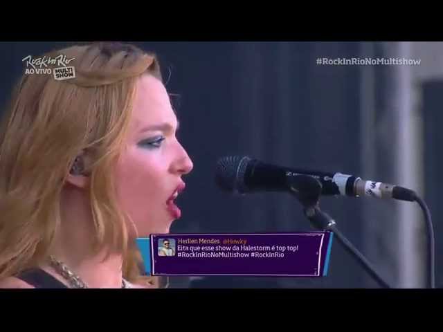 Halestorm - Scream / I am the fire (Rock In Rio 2015) class=