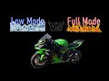 Low Mode vs Full Mode 2023 Kawasaki Ninja ZX-6R