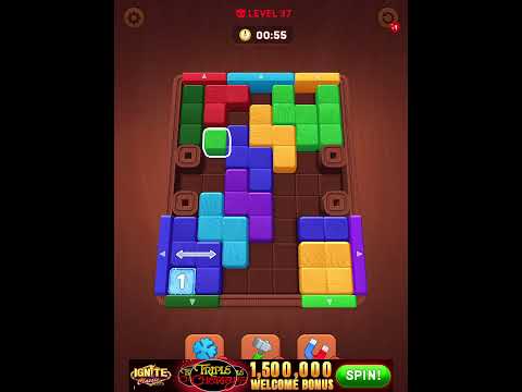 Wood Away Block Puzzle Level 37 Walkthrough #games #gaming #blockpuzzlegame